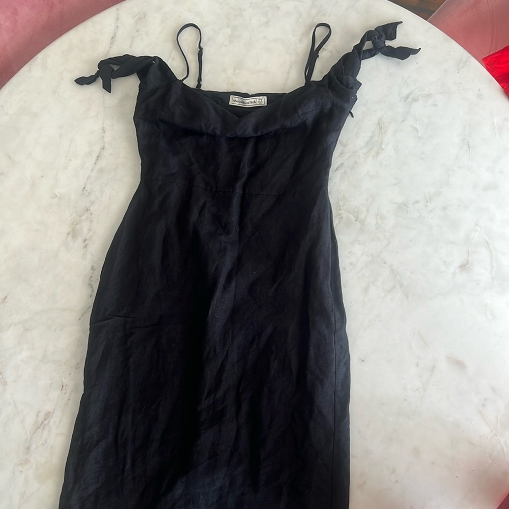 Abercrombie & Fitch Dresses | Black Linen Dress Color: black | Size: 2T